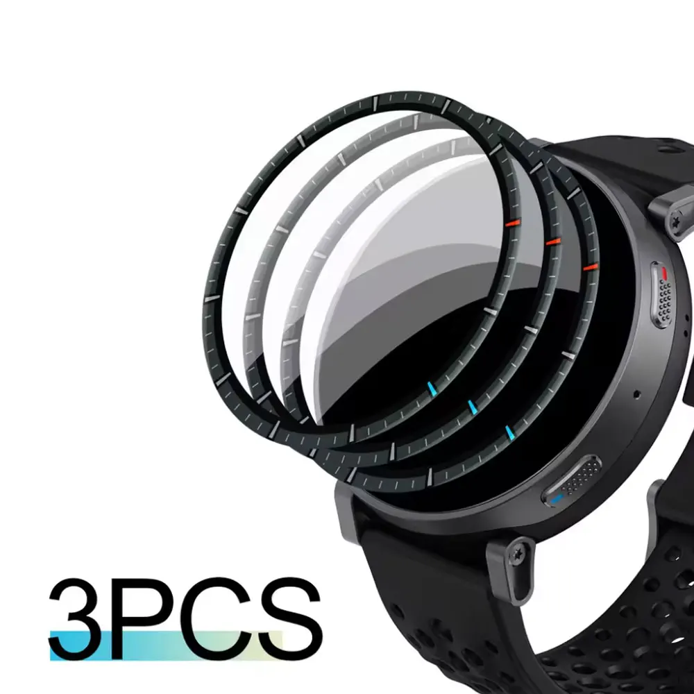 Ultra-HD Full-Coverage 3D Curved Screen Protector for Smartwatch - Durable Protective Film Accessories (Not Glass)