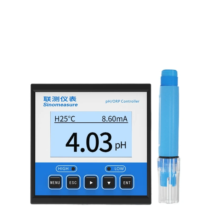 

Online PH Meter Detector Controller Industrial Water Quality Test ORP Value Electrode Probe Explosion-Proof Sensor