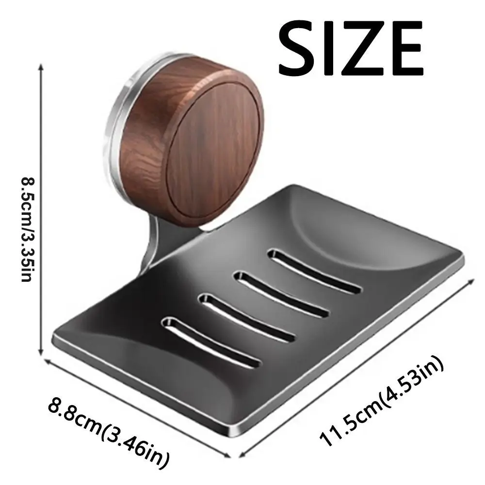 1/2pcs Suction Cup Self-draining Soap Box Punch-free Plastic Shower Soap Holder Wall Hanging Drying Rack Sponge Container Toilet