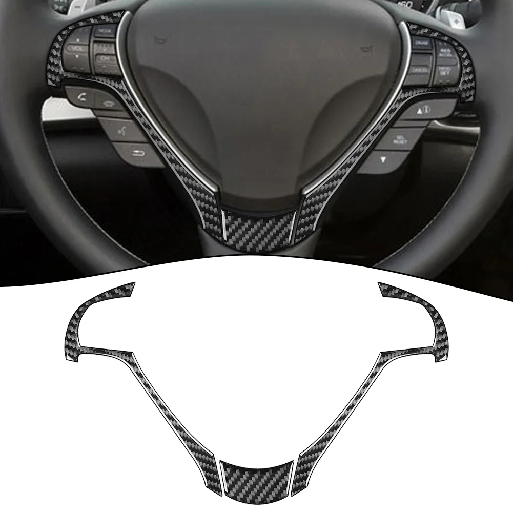 

3 шт., декоративная накладка на руль автомобиля Acura-TL 2009-14