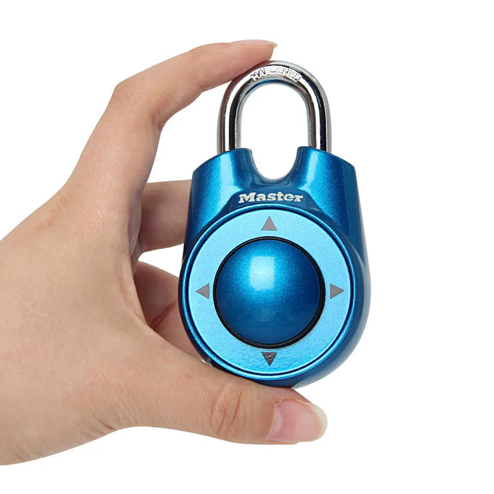 Lucchetto A Combinazione Master Lock Blu Per Armadietti Palestra E Scuola - 3