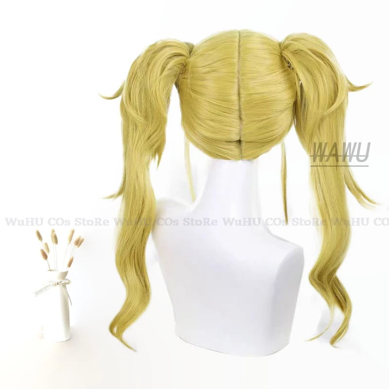 Kikoru Shinomiya Cosplay Wig Anime Kaiju No. 8 Long Blonde Hair Double Tail Hairpins Third Division Halloween Party Women 15