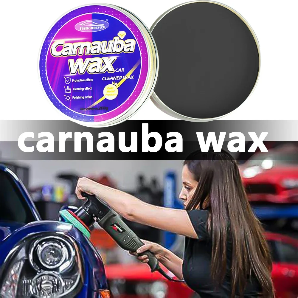 Car Wax Auto Paint Care Carnauba Paste Wax Brazilian Polishing Paste High Gloss Shine Hydrophobic Coating Glazing
