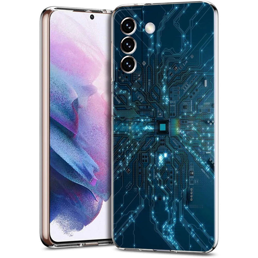 Inside Motherboard Platine Fall für Samsung S24 S23 S22 S20 S21 Fe Ultra S24 S23 S10 S10E S9 S8 plus 5G Telefon Shell Capas – Detail 1