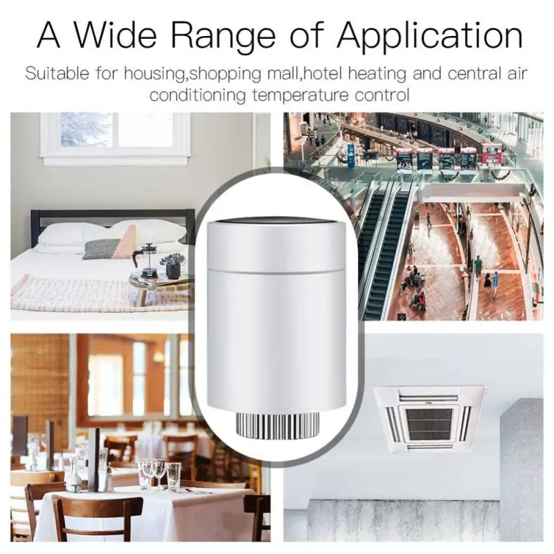 

Tuya Smart Thermostat Radiator Valve TRV Programmable Floor Heating Controller Support Alexa Yandex Alice Smart Life App