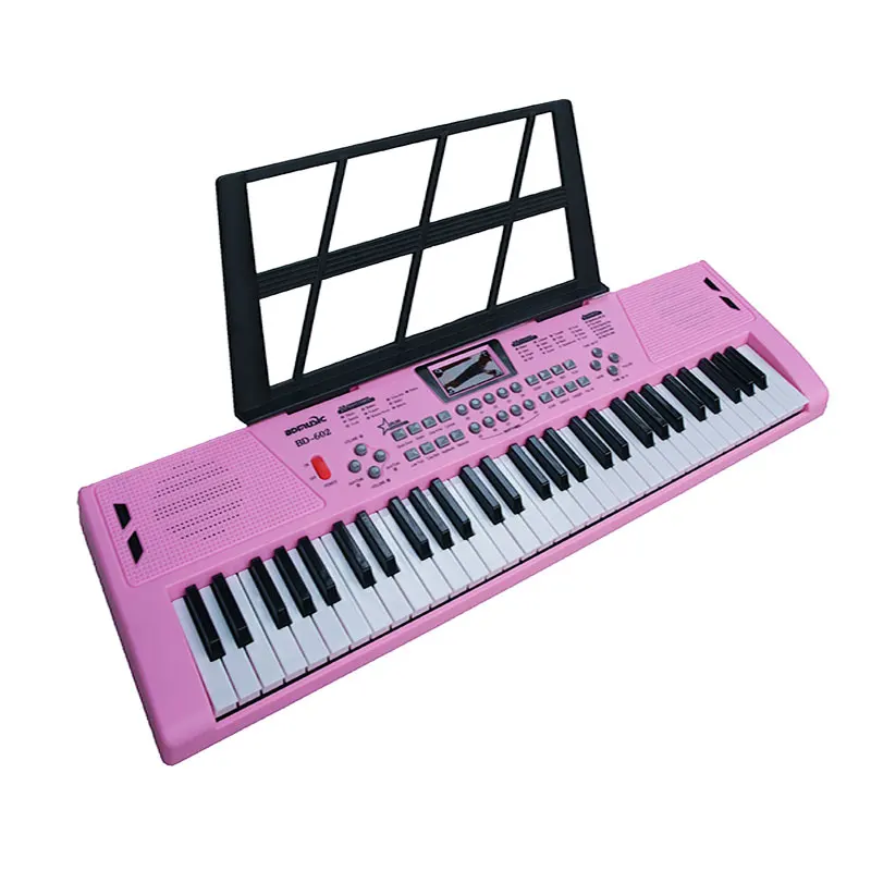Midi Digital 61 Keys Electronic Organ Musical Keyboard Educational Instrument Piano For Supplier