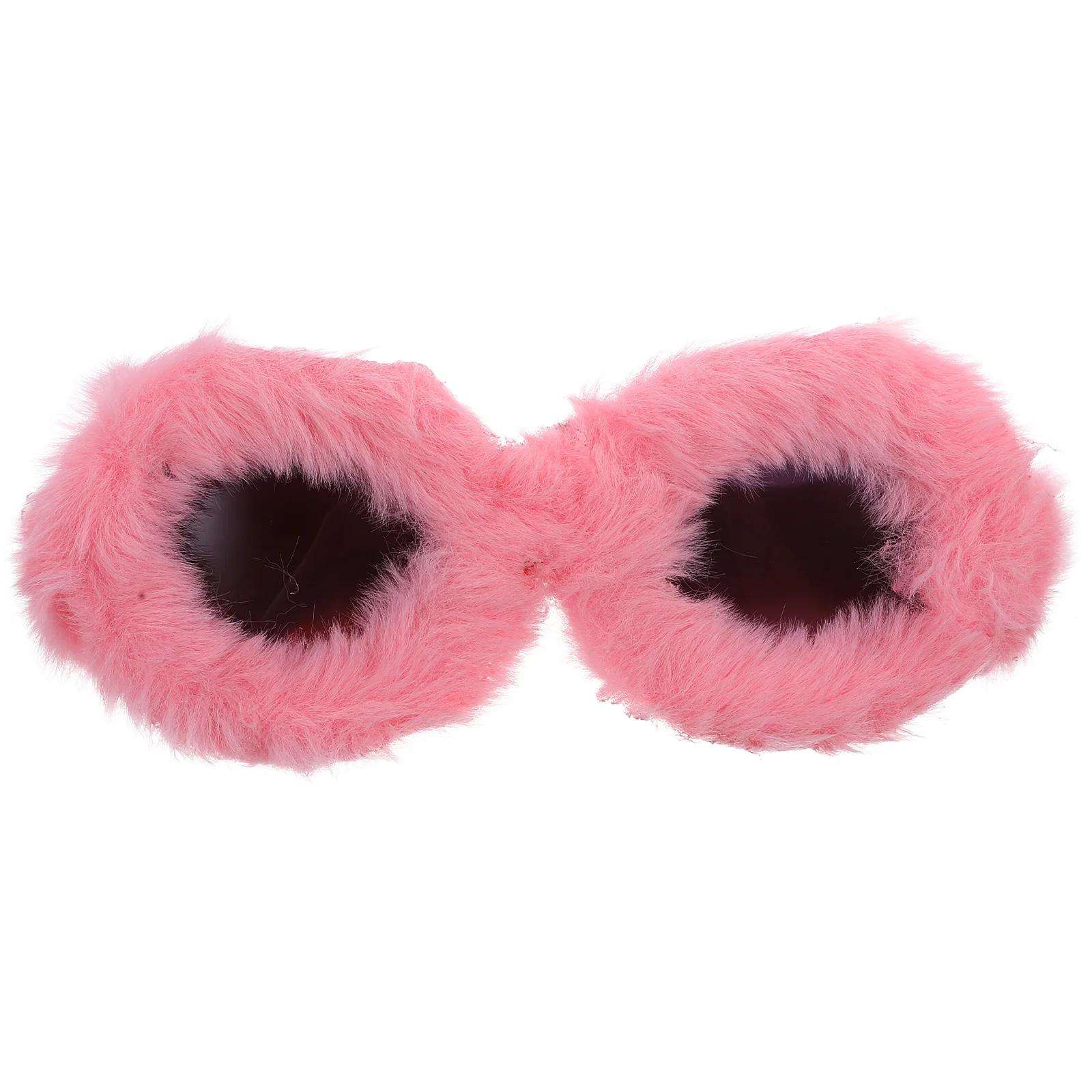 Funny Sunglasses Deocrative Plush Crazy Decorative Funky Costume Accessories Eyewear Props Aesthetic Artificial Lovely