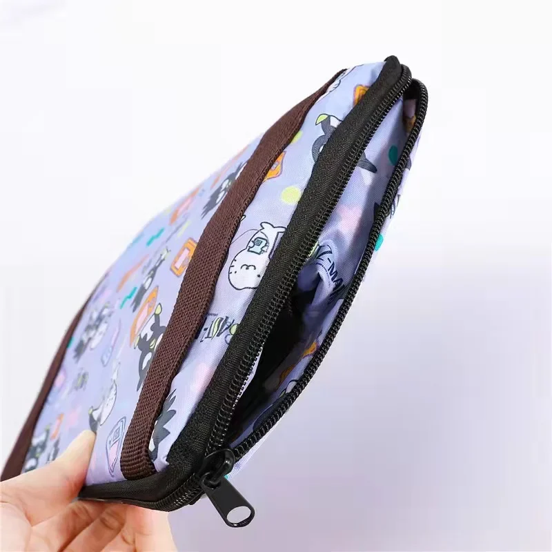 Snoopy cartoon handbag foldable large-capacity travel bag shoulder luggage bag can be inserted into the trolley case storage bag 4