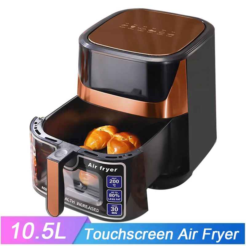 Commercial Non-Stick Air Fryer Visual Oven Oil-free Kitchen Baker Toaster  Deep No-oil Frying Meat Fries for Fast Food Restaurant - AliExpress