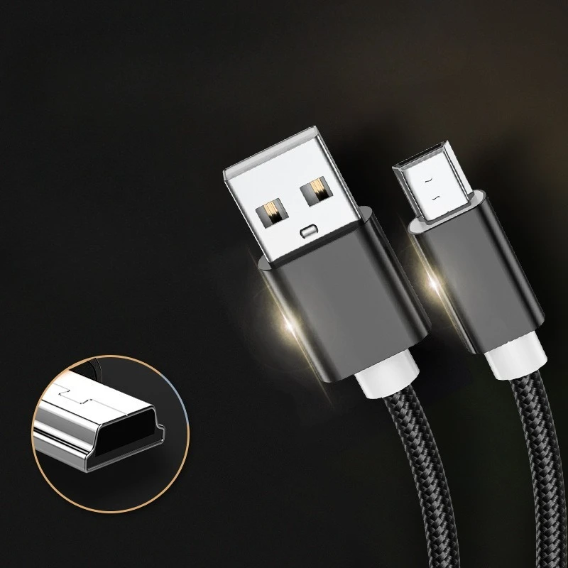 디지털 카메라 HDD 차량용 DVR MP3 플레이어용 짧은 미니 USB-USB 케이블 고속 충전기 0.25M 1M 3M