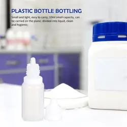 Botella portátil de gotas para los ojos, contenedor de gotas para los ojos, cuentagotas de PE para viaje, 24 piezas
