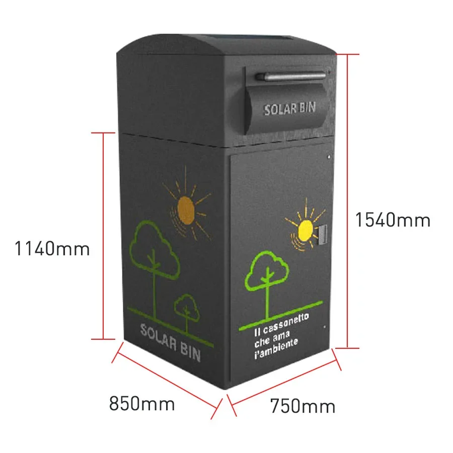 Innovative Smart Trash Compactors With Solar Power 6