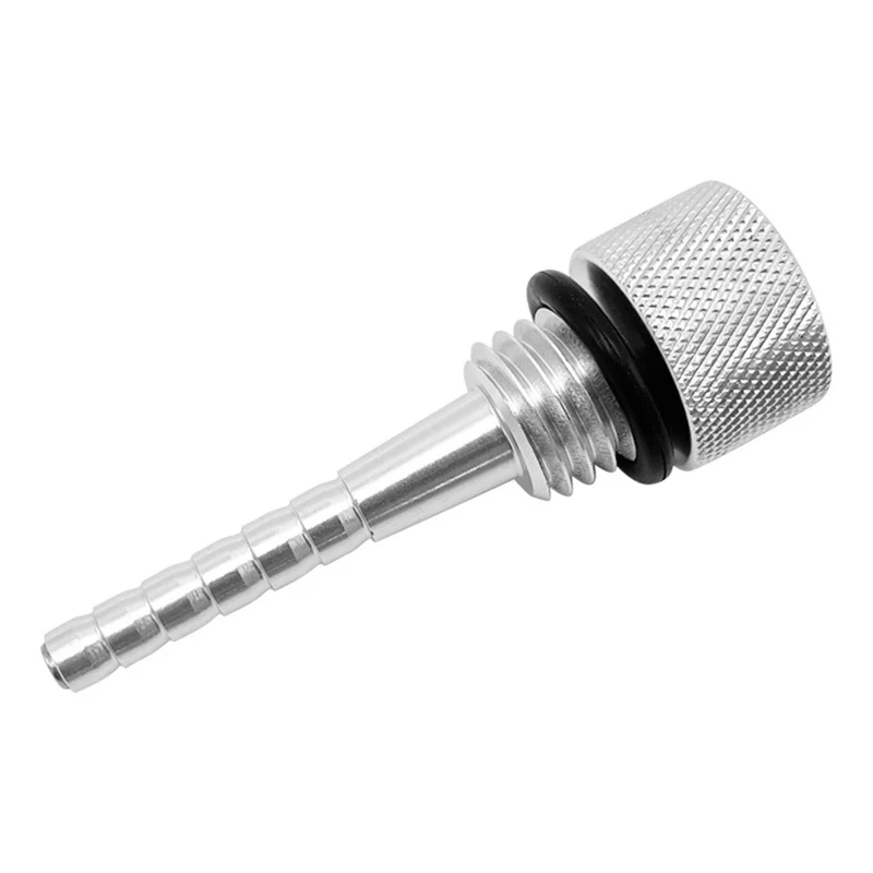 -ABGQ 알루미늄 마그네틱 딥스틱 Predator 3500W 인버터 엔진용 마그네틱 딥스틱(O-링 포함) - 실버