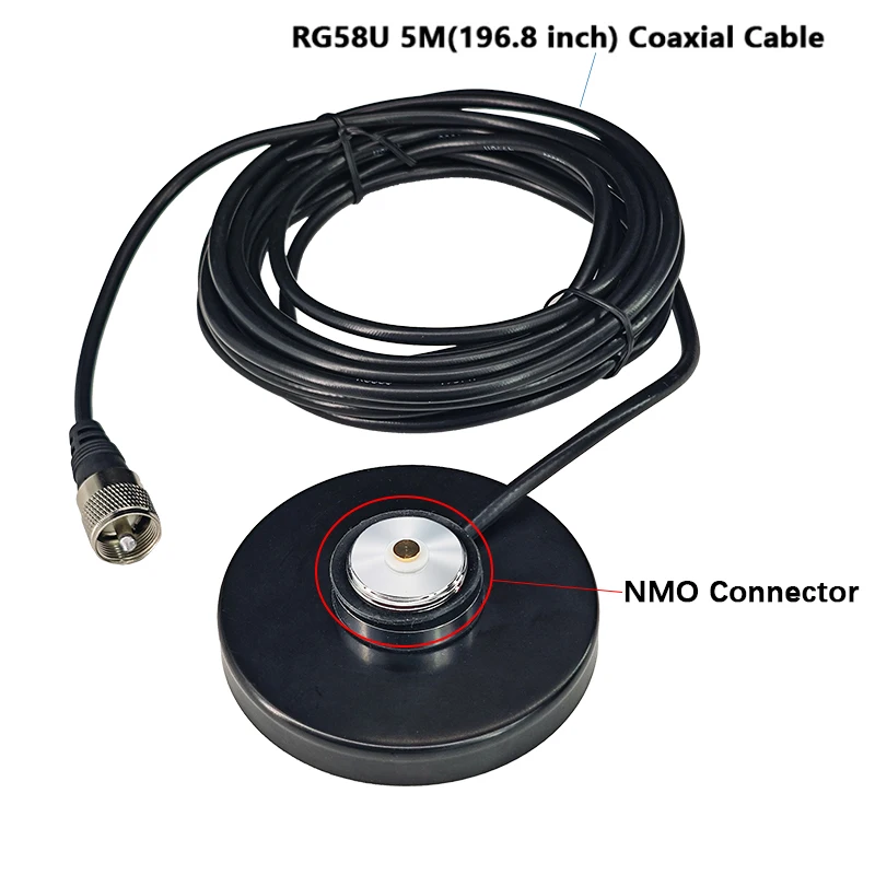 موصل راديو السيارة المحمول ذو القاعدة المغناطيسية...