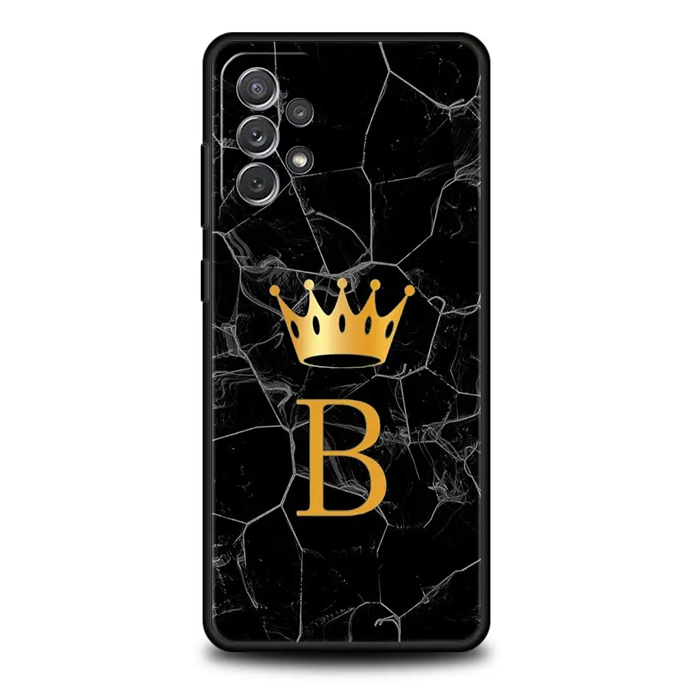 Personalized Alphabet Crown Phone Case Cover