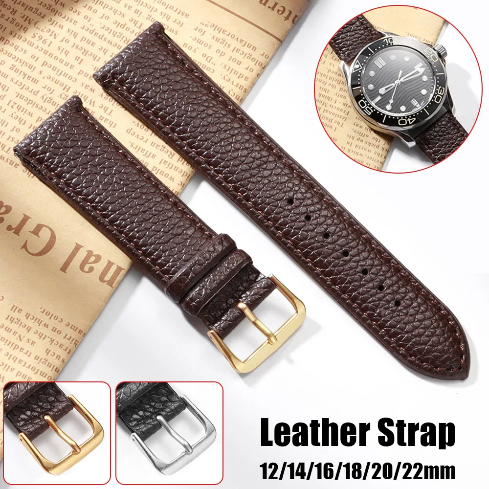 Elegant Ultra-Thin PU Leather Watch Band – Women's Universal Replacement Strap