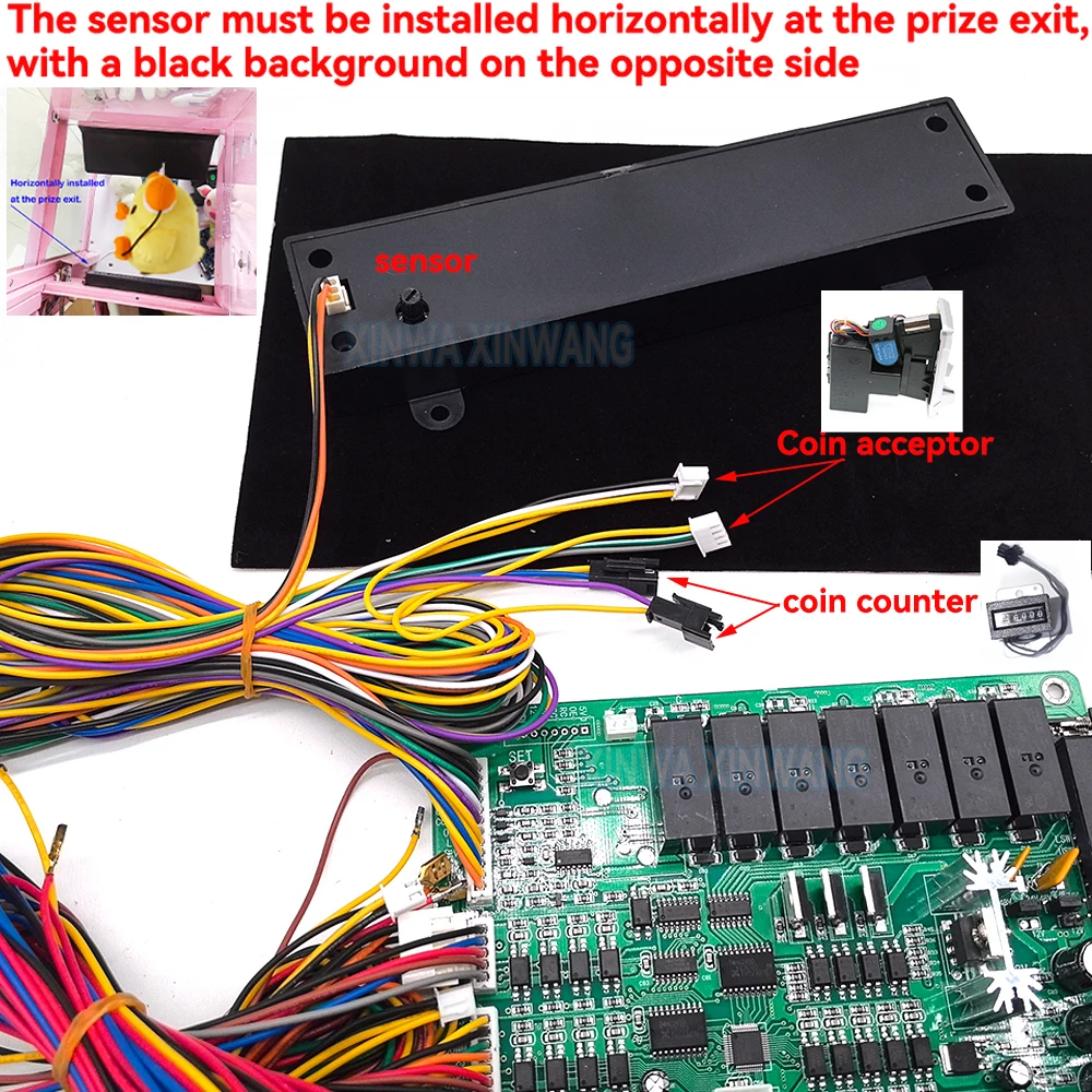 NYZ1688 3rd Claw Game Board Lcd Motherboard Arcade PCBA For 71cm