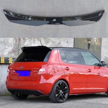 Spoiler sul tetto posteriore per Skoda Fabia RS Mk2 cABS Plastic Gloss Black Car Tail Wing Spoiler universale