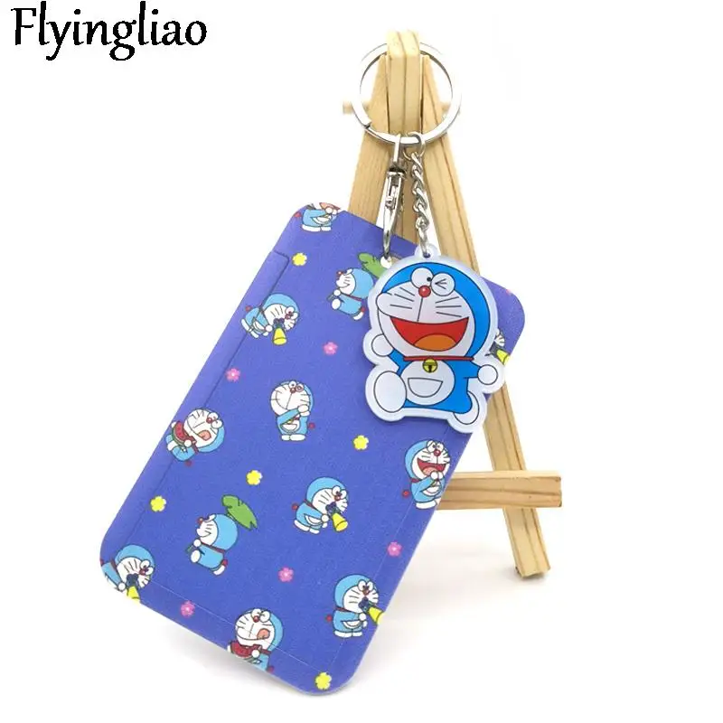 

Брелок для ключей Doraemon с анимационным мультяшным рисунком, прозрачный двухслойный акриловый кулон, креативный клей, брелок для ключей