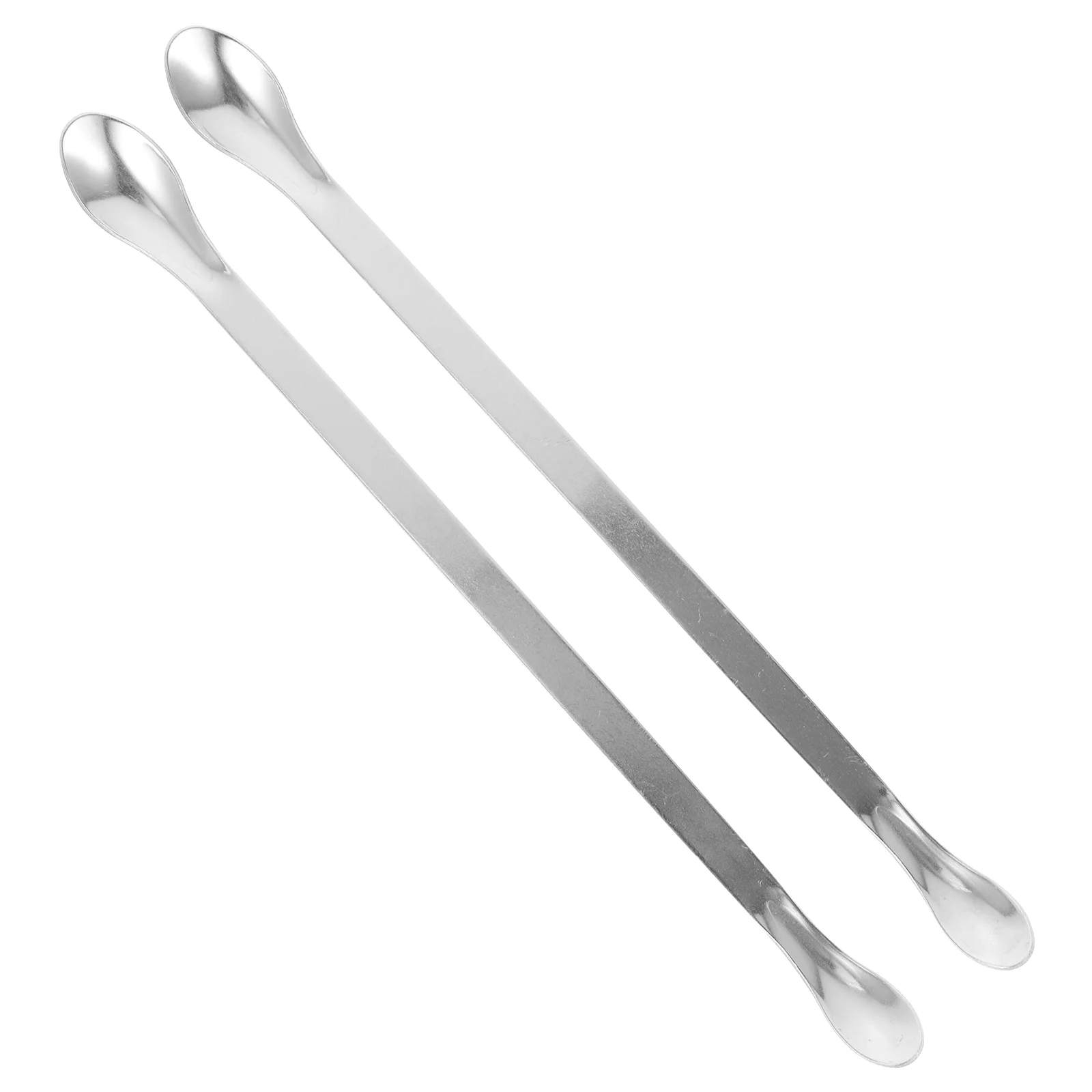 

2 Pcs Stainless Steel Sampling Experiment Double-head