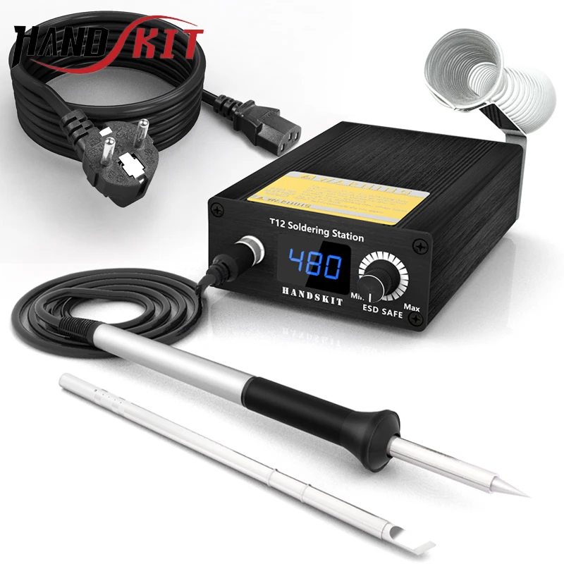 thumbnail image 2 of DC12-24V 75W T12-942 Soldering Iron Digital Adjustable Temp Soldering 2 of 12
