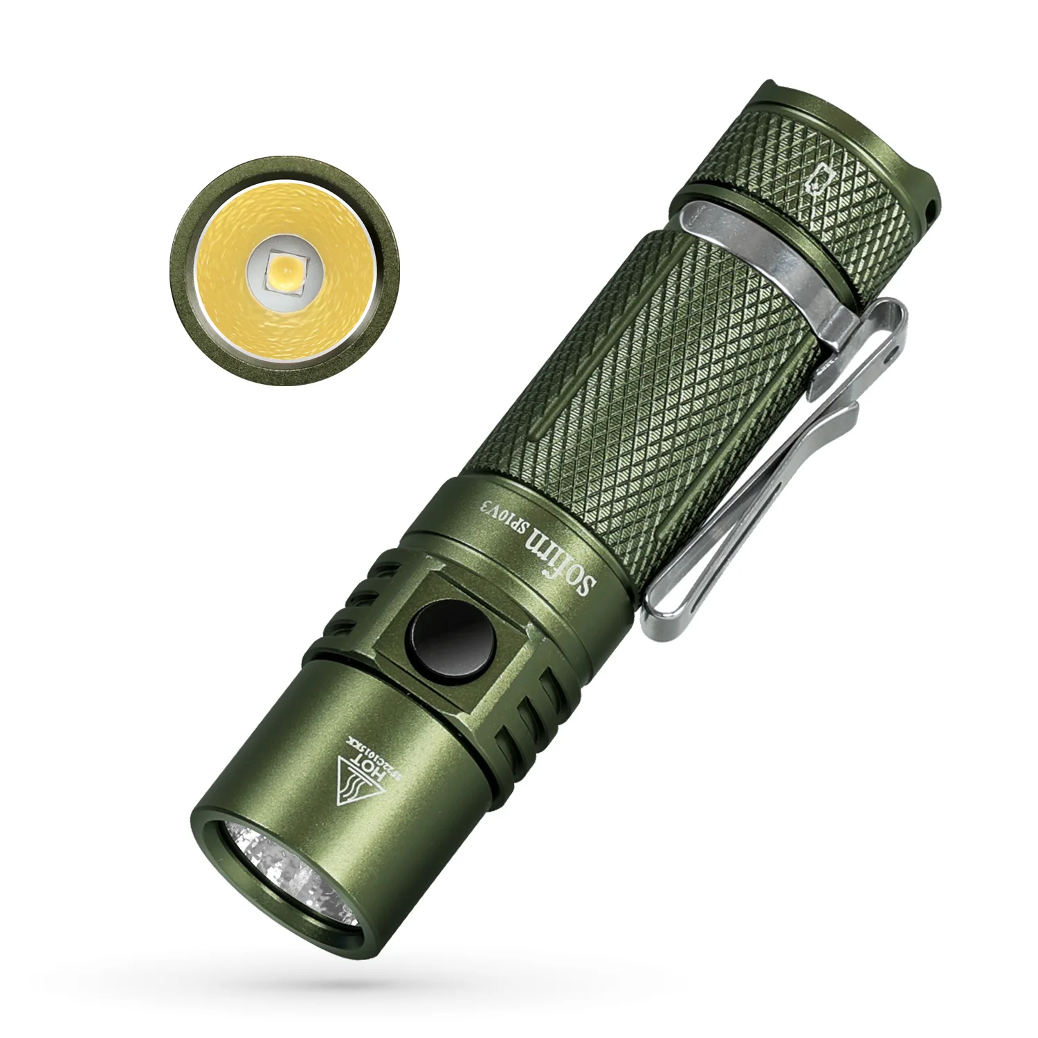 Фото Sofirn SP10 V3 светодиодный AA 14500 Flash светильник LH351D 1000lm IPX8 Mini тактический фонарь брелок с индексом цветопередачи №3