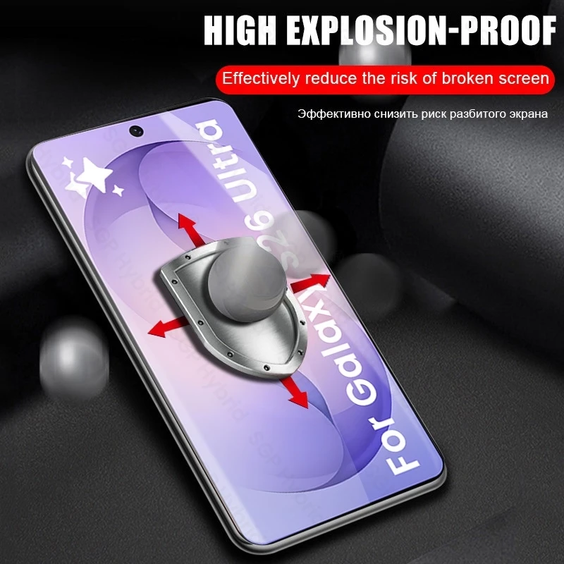 Premium Soft Hydrogel Film Curved Screen Protector (4-Pack) - Not Tempered Glass