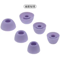 Silicone Replacement Ear Tips - 3 Pairs of Premium Ear Gels for Comfortable Earbuds Fit (No Mesh)