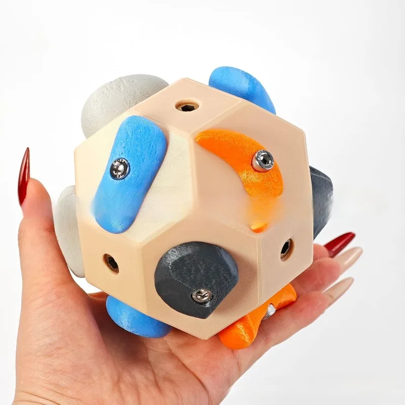 Handcrafted Boulder Block Climbing Hold Strength Training Tool for Grip Power Precision Functional Fitness Decor Craft Miniature 1