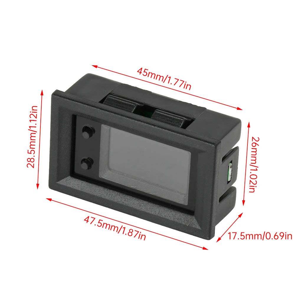 9 in 1 DC 4-30V 전력계 전압계 전력 분석기 LED 디지털 DC 전기 계량기 감지기 다기능 테스터 전력계