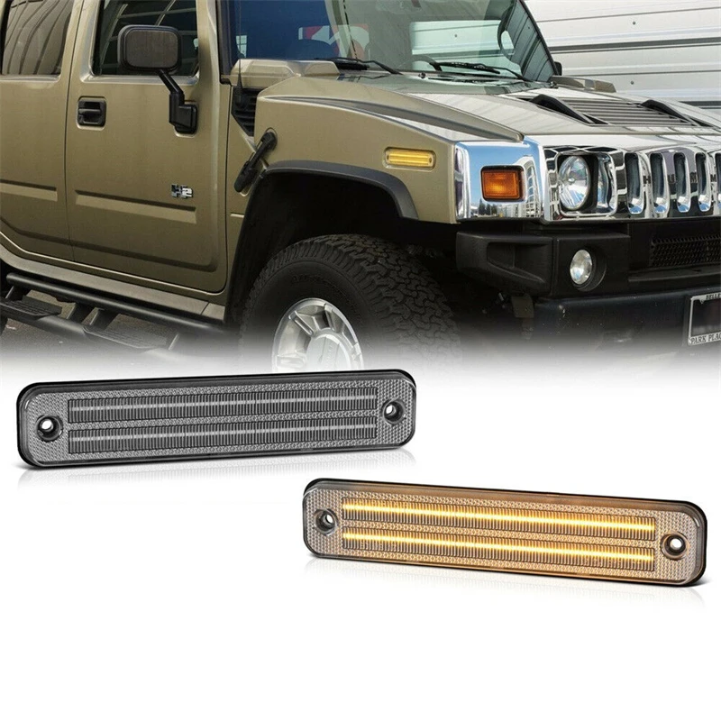 NSLUMO Fanali Posteriori A LED Per Hummer H2 SUV 2003-2009 – Lenti Trasparenti, Plug And Play