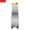XEOLEO 3000W C﻿ommercial Electric Deep Fryer 25L Cheese Hot Dog Sticks Fryer Electric Korean Mozzarella Corn Dog Fryer Machine 6