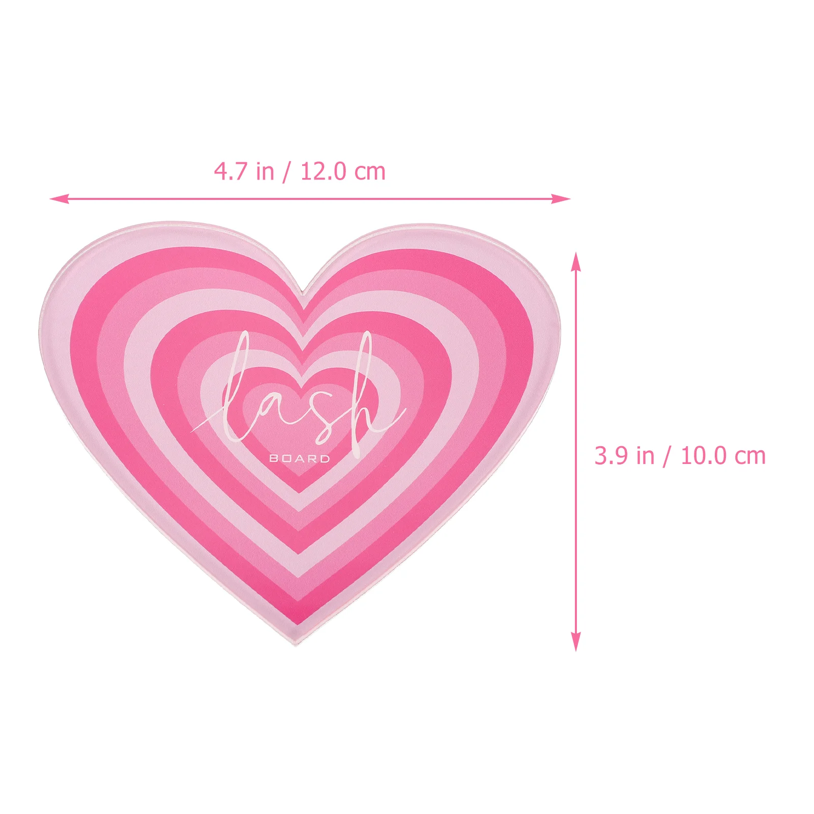 Lash Tiles for Extension Cute Heart-Shaped Eyelash Plate Fake Eyelashes Dedicated