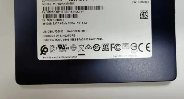 For 5200 ECO 2 5 SSD MTFDDAK3T8TDC 3840GB SATA 3 84TB hard drive