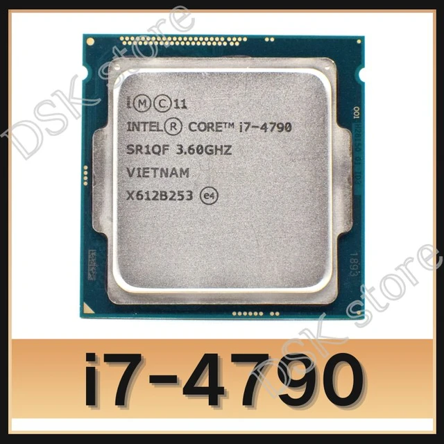 Intel-Core i7 4790 cpuデスクトッププロセッサ,sr1qf,lga 1150, 3.6 ...