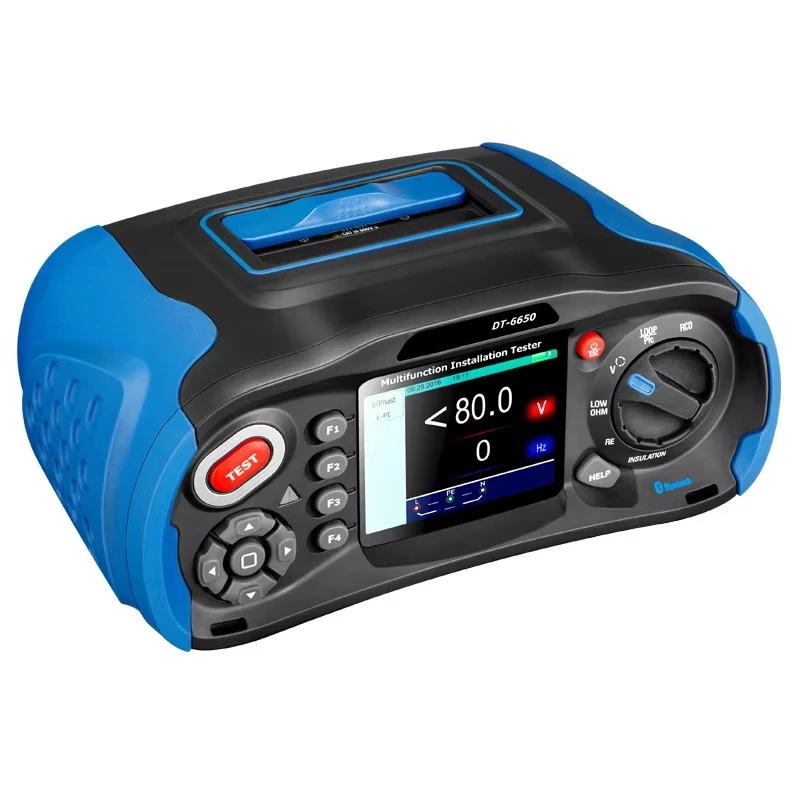 YYHC-DT-6650 Resistance Tester Provides Test Insulation and Earth Resistance Loop Impedance Voltage