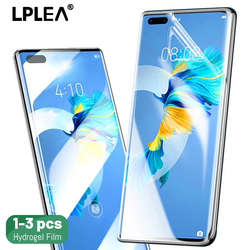 1-3 PCS Hydrogel Film For Huawei P20 P30 P40 Lite P50 Pro Screen Protector Mate 40 30 20 10 Pro Lite Honor Nova 9 Y9 Not Glass iphone 13 Pro Max lens cover iPhone 13 Pro Max