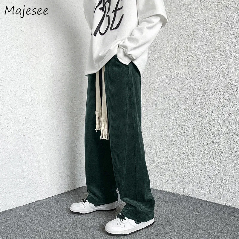 Pantalones anchos holgados para hombre, pantalón largo informal, con  cremallera en el tobillo, color marrón, estilo Hip Hop, novedad de 2024 -  AliExpress