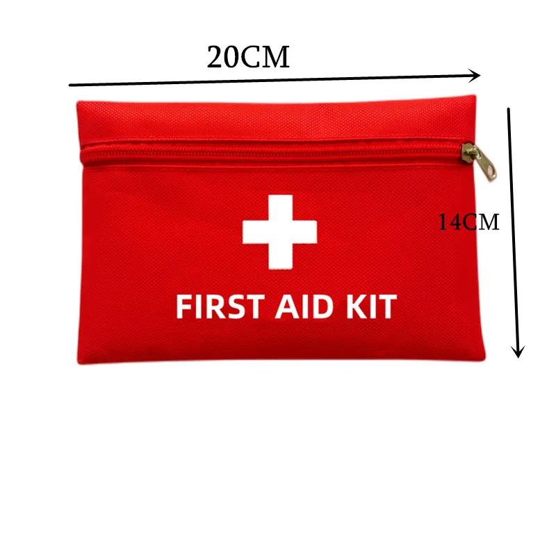 Lot De 2 Sacs à Médicaments - Sacs De Premiers Secours étanches - Grande Capacité - Sac D'urgence Médical Vide - Pour L'école, Les Voyages, Le Camping, La Randonnée (rouge), Rouge, Moderne