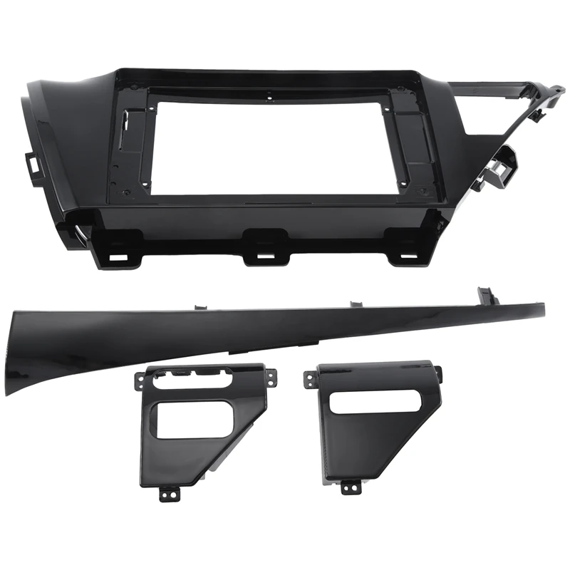 10.1Inch 2 Din Car Radio Fascia For Toyota Camry 2018 2019 2020 2021 Stereo Panel Dash Mounting Frame Trim Kit Face Replacement