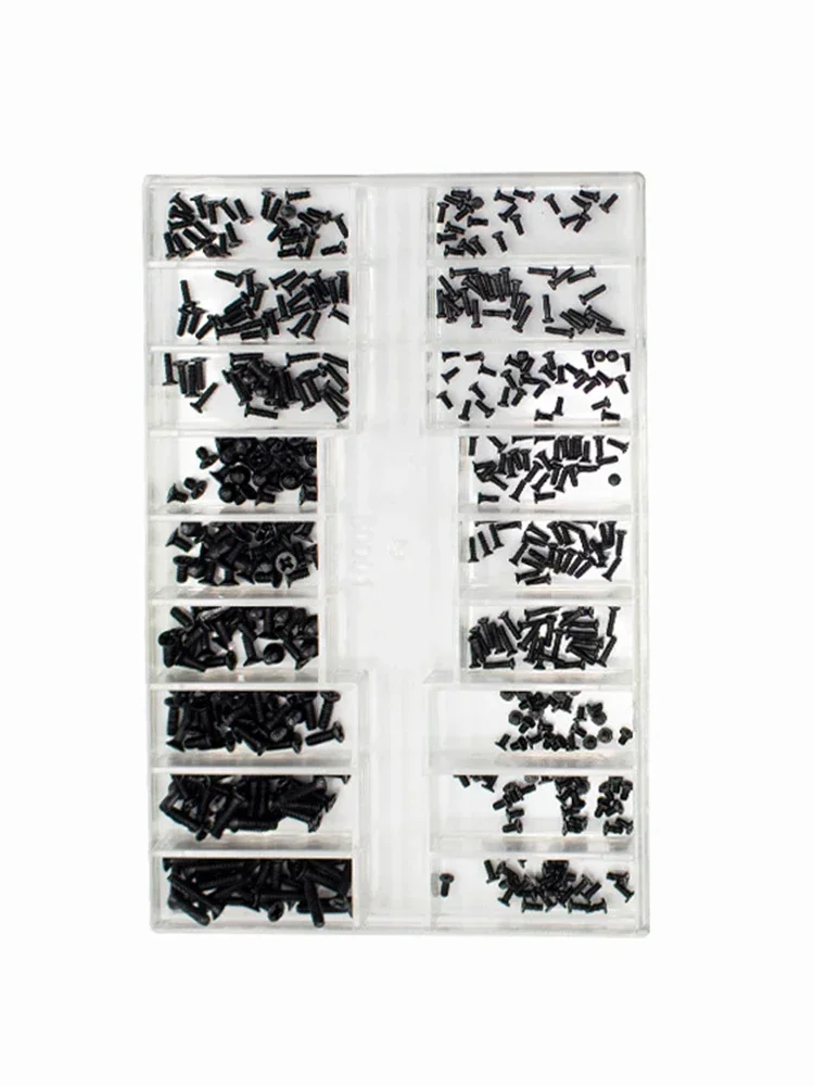 소형 나사 조합 세트, 너트 스크루 드라이버, 안경 선글라스 수리 키트 도구, 안경 및 시계 고정에 사용, 500 개