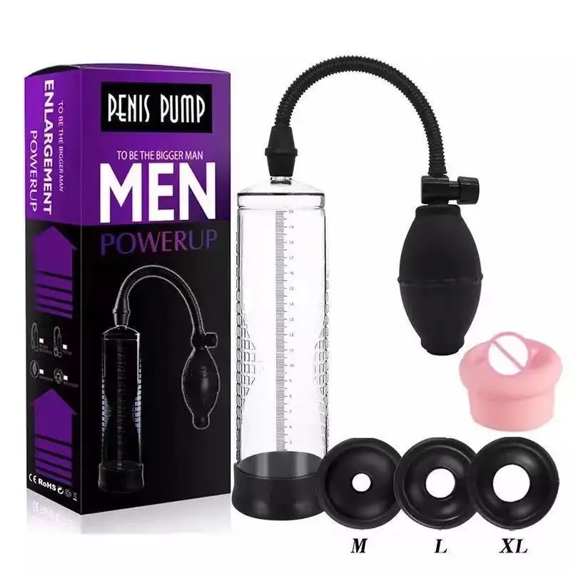 

Male Water Bath Vacuum Penis Pump Extender Sex Toys For Man Cock Dick Increase Enlargement Enlarger Masturbator Adult Games