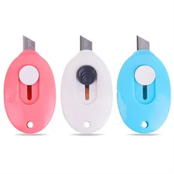 3pcs High Quality Mine Cutter Letter Opening Utility Knife Box Cutter Retractable Razor Blade Knife
