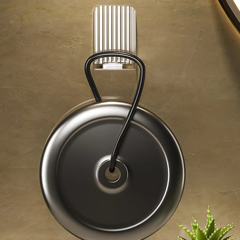 Light Luxury Shower Gel Bottle Rack Adjustable Shampoo Bottle Holder Hand Soap Dispenser Hook Wall Mounted Free Punching 5