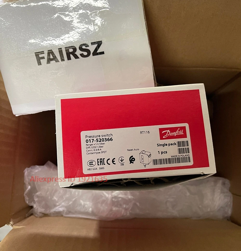 Original DAN.FOSS RT116 017-520366 Pressure Switch RT116 017-5203 FAIRSZ STORE