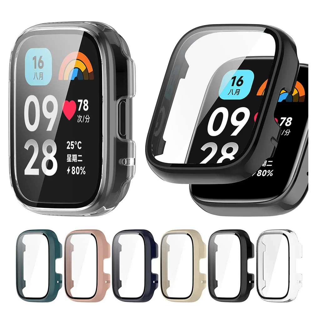 

Защитный чехол из поликарбоната и стекла для Redmi Watch 3 Active/Lite