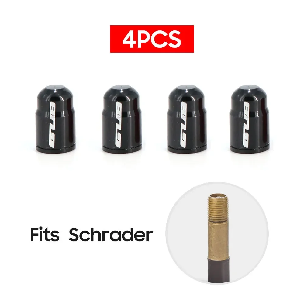 4pcs Schrader Black