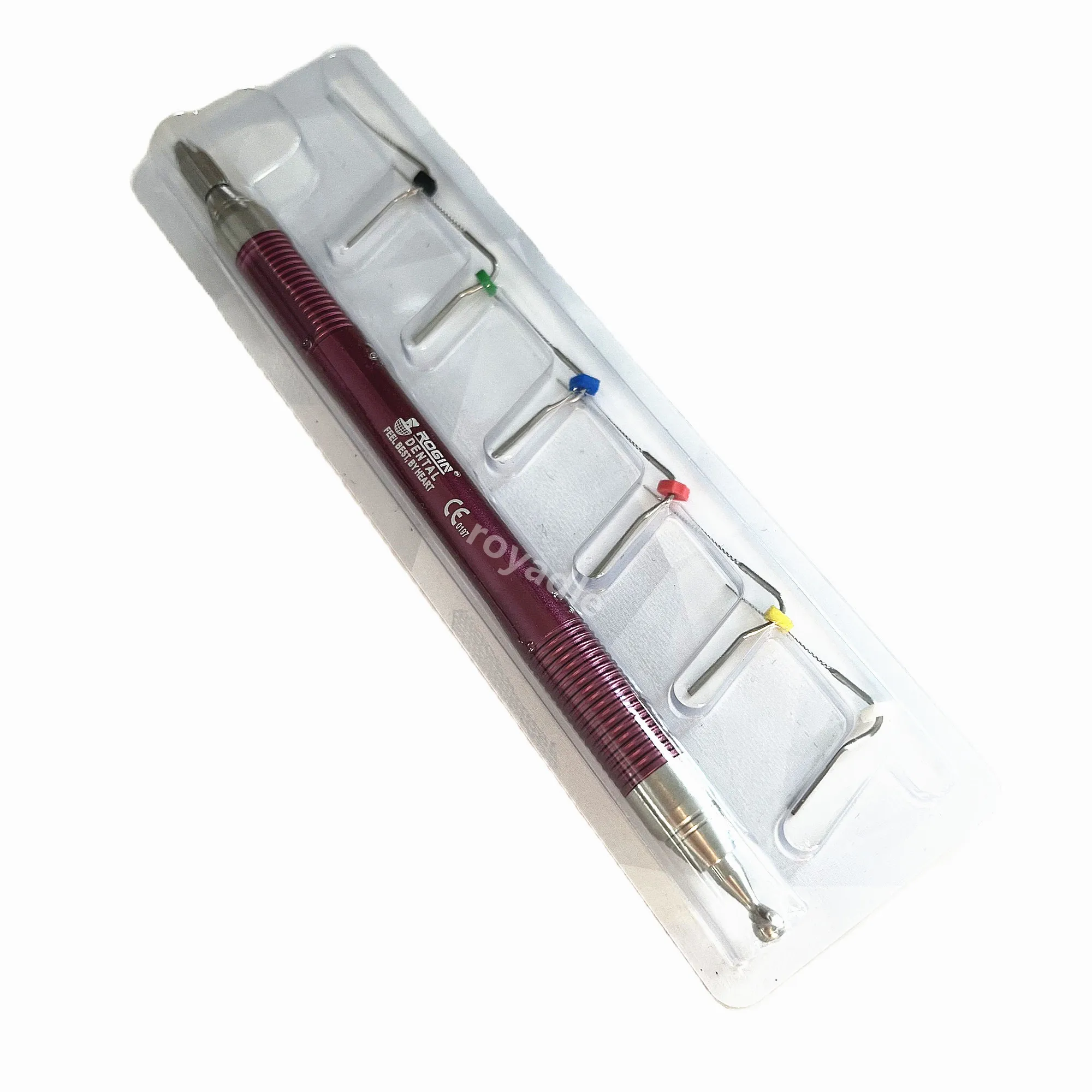 

1Set Dental Micro Scope K/H Files Endodontic Handle File K-File Holder SS-6tips