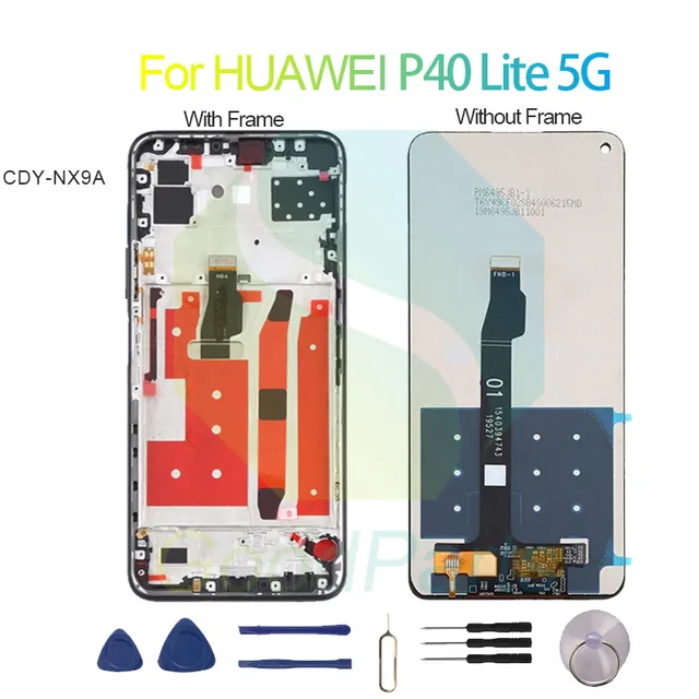 Display Ricambio Per Huawei P40 Lite 4G - Schermo LCD 6.4 Pollici, Risoluzione 1080x2310, Kit Riparazione Completo - Foto 6