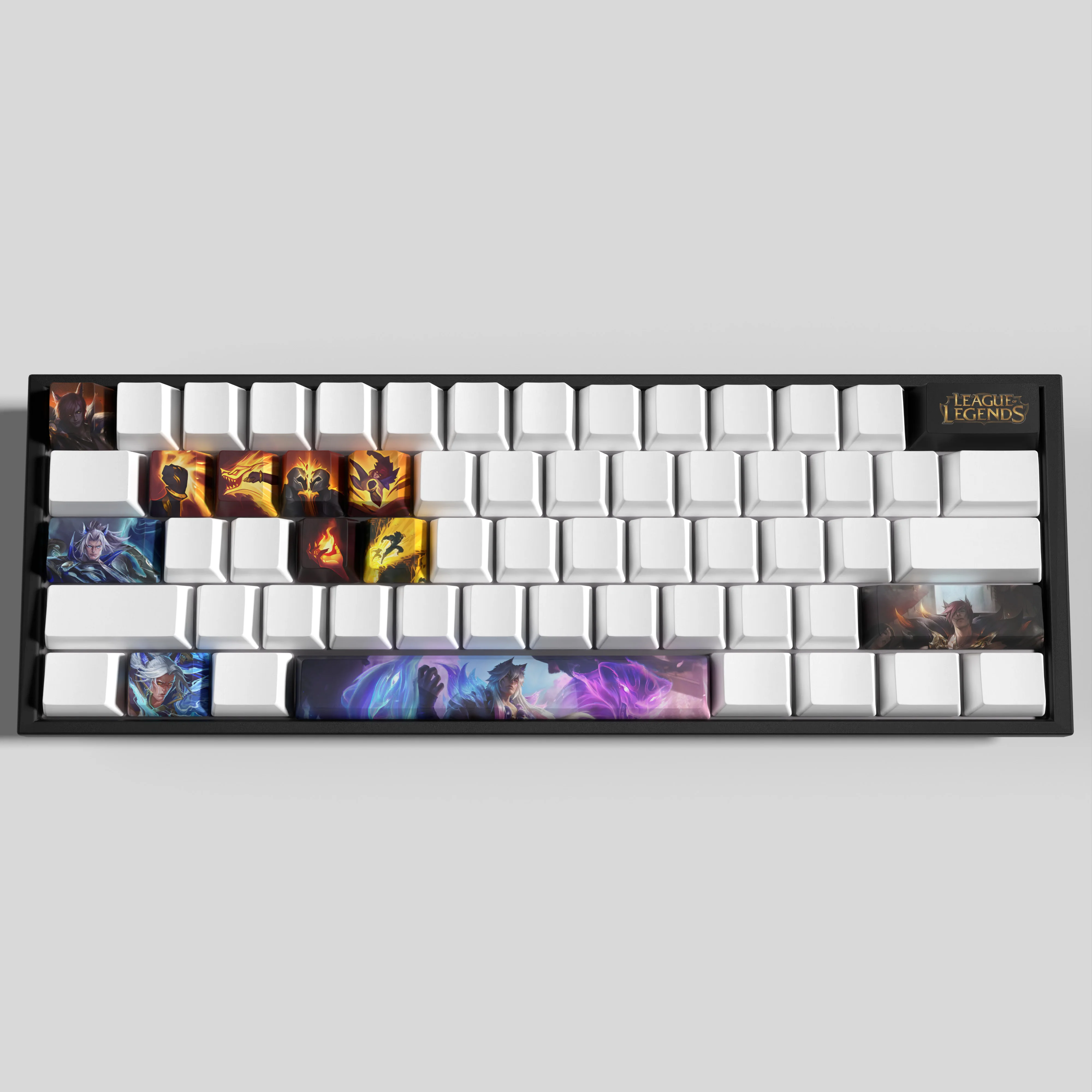 Sett Keycaps Liga das Lendas Keycaps Jogo Keycaps Oem Perfil 12 Teclas Pbt Tintura Sub Keycaps - Imagem 3